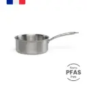 Casserole en acier inoxydable 18 cm